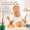 4E's Novelty Thanksgiving Paper Crowns, 24 Pcs Thanksgiving Hat Decorations, Color Your Own Turkey Hat Craft, Adjustable for Fall Crown Craft and Headband, School & Friends Giving Kids Activities